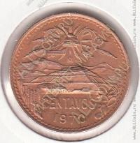 6-146 Мексика 20 сентаво 1970 г. KM# 440 Бронза 10,0 гр. 28,5 мм. 