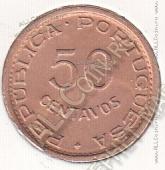 27-54 Ангола 50 сентаво 1961г. КМ # 75 бронза 4,0гр. 20мм - 27-54 Ангола 50 сентаво 1961г. КМ # 75 бронза 4,0гр. 20мм