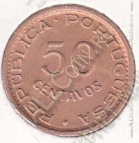 27-54 Ангола 50 сентаво 1961г. КМ # 75 бронза 4,0гр. 20мм