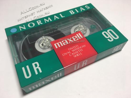 Аудиокассета MAXELL UR 90 1996 год. / Мексика / Новая. Запечатанная. Из Блока.