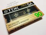 Аудио Кассета TDK SA 90 TYPE II  1987 год.  / США /