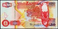 Замбия 50 квача 2003г. Р.37d - UNC