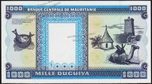 Банкнота Мавритания 1000 угйя 1993 года. P.7f - UNC - Банкнота Мавритания 1000 угйя 1993 года. P.7f - UNC