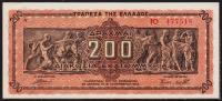 Греция 200000000 драхм 1944г. P.131 UNC