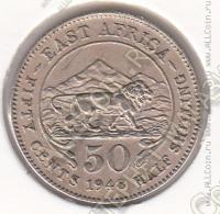 27-139 Восточная Африка 50 центов 1948г. КМ # 30 медно-никелевая 3,89гр.