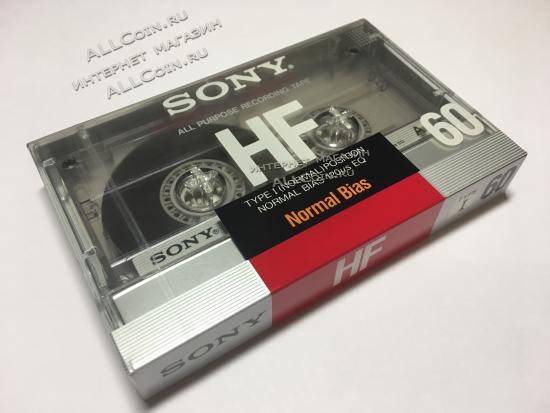 Аудио Кассета SONY HF 60 1988 год. / Мексика / Новая. Запечатанная. Из Блока.
