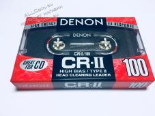 Аудио Кассета DENON CR II 100 TYPE II 1994 год. / Япония / - Аудио Кассета DENON CR II 100 TYPE II 1994 год. / Япония /