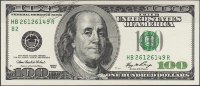 Банкнота США 100 долларов 2006 года. Р.528 UNC "HB-R"