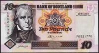 Шотландия 10 фунтов 2004г. P.120е(2) - UNC