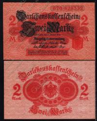 Германия 2 марки 1914 г. P.54 UNC