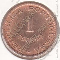 27-56 Ангола 1 эскудо 1956г. КМ # 76 бронза 8,0гр. 26мм
