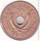 27-140 Восточная Африка 10 центов 1941г. КМ # 26,1 бронза 11,34гр. - 27-140 Восточная Африка 10 центов 1941г. КМ # 26,1 бронза 11,34гр.
