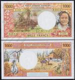 Французская Полинезия 1000 франков 1999г. P.2(1) - UNC