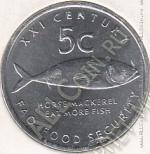 20-156 Намибия 5 центов 2000г. КМ # 16 сталь 3,1гр. 20,03мм