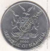 20-156 Намибия 5 центов 2000г. КМ # 16 сталь 3,1гр. 20,03мм - 20-156 Намибия 5 центов 2000г. КМ # 16 сталь 3,1гр. 20,03мм
