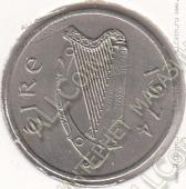 22-43 Ирландия 5 пенсов 1974г. КМ # 22 медно-никелевая 5,66гр. 23,6мм - 22-43 Ирландия 5 пенсов 1974г. КМ # 22 медно-никелевая 5,66гр. 23,6мм