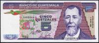 Гватемала 5 кетцаль 1988г. P.67(6) - UNC