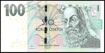 Банкнота Чехия 100 крон 2018 года. P.NEW - UNC - Банкнота Чехия 100 крон 2018 года. P.NEW - UNC