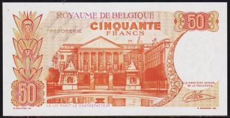 Бельгия 50 франков 1966г. Р.139(4) - UNC - Бельгия 50 франков 1966г. Р.139(4) - UNC