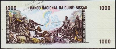 Гвинея-Бисау 1000 песо 1978г. P.8в - UNC - Гвинея-Бисау 1000 песо 1978г. P.8в - UNC