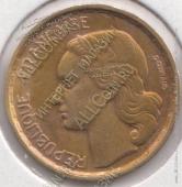 4-125 Франция 10 франков 1952г. KM# 915.1 алюминий-бронза 3,0гр 20,0мм - 4-125 Франция 10 франков 1952г. KM# 915.1 алюминий-бронза 3,0гр 20,0мм