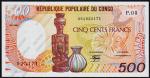 Конго Республика 500  франков 1989г P.8а(3) - UNC