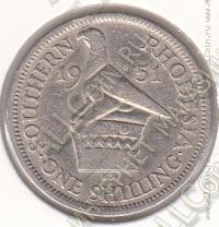 24-112 Южная Родезия 1 шиллинг 1951г. КМ #22 медно-никелевая 5,65гр. 23,6мм