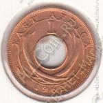 25-80 Восточная Африка 1 цент 1962г. КМ # 35 Н бронза 2,0гр. 20мм