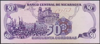 Никарагуа 50 кордоба 1984(85г.) Р.140 UNC - Никарагуа 50 кордоба 1984(85г.) Р.140 UNC