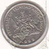 35-42 Тринидад и Тобаго 10 центов 1999г. КМ # 31 медно-никелевая 1,4гр. 16,2мм - 35-42 Тринидад и Тобаго 10 центов 1999г. КМ # 31 медно-никелевая 1,4гр. 16,2мм