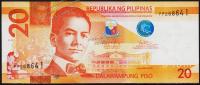 Филиппины 20 песо 2013г. Р.206а(3) - UNC