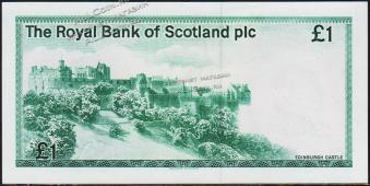 Шотландия 1 фунт 1983г. P.341в(1) - UNC - Шотландия 1 фунт 1983г. P.341в(1) - UNC