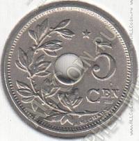 15-32 Бельгия 5 сентим 1931г. КМ # 94 никель-латунь 2,5гр. 19мм