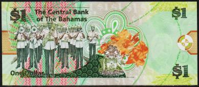 Багамские острова 1 доллар 2015г. P.NEW - UNC - Багамские острова 1 доллар 2015г. P.NEW - UNC
