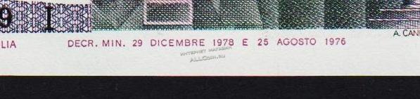 Италия 10000 лир 1978г. P.106а(2) - UNC - Италия 10000 лир 1978г. P.106а(2) - UNC