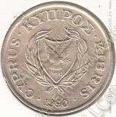 29-150 Кипр 10 центов 1990г. КМ # 56.2 никель-латунь 5,5гр. 24,5мм - 29-150 Кипр 10 центов 1990г. КМ # 56.2 никель-латунь 5,5гр. 24,5мм