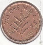 9-112 Палестина 1 мил 1941г. КМ # 1 бронза 3,2гр. 21мм