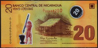 Никарагуа 20 кордоба 2012г. Р.202в - UNC - Никарагуа 20 кордоба 2012г. Р.202в - UNC