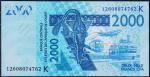 Сенегал 2000 франков 2003(12)г. P.716K? - UNC