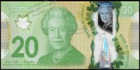 Банкнота Канада 20 долларов 2012 года. P.108в - UNC
