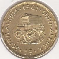 22-153 Южная Африка 1 цент 1961г. 