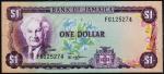 Ямайка 1 доллар 1982-83г. P.64а - UNC