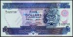 Соломоновы острова 5 долларов 1986г. P.14 UNC
