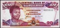 Свазиленд 20 эмалангени 1997г. P.25s2 - UNC