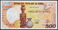 Конго Республика 500  франков 1991г P.8d - UNC