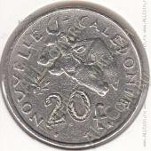 25-170 Новая Каледония 20 франков 1970г. КМ # 6 никелевая 10,0гр. 28,5мм - 25-170 Новая Каледония 20 франков 1970г. КМ # 6 никелевая 10,0гр. 28,5мм