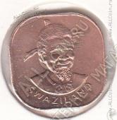 33-48 Свазиленд 2 цента 1982г. КМ # 8 бронза 2,8гр. 18,6мм - 33-48 Свазиленд 2 цента 1982г. КМ # 8 бронза 2,8гр. 18,6мм