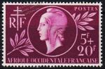 Французская Западная Африка A.O.F. 1 марка п/с 1944г. YVERT №1** MNH OG (1-74а)