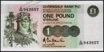 Шотландия 1 фунт 1987г. P.211d(1) - UNC