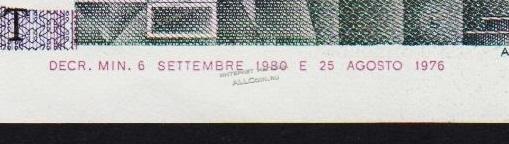 Италия 10000 лир 1980г. P.106в(1) - АUNC - Италия 10000 лир 1980г. P.106в(1) - АUNC